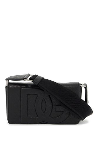 Mini Leather Crossbody Bag With Shoulder Strap - Dolce & Gabbana - Modalova