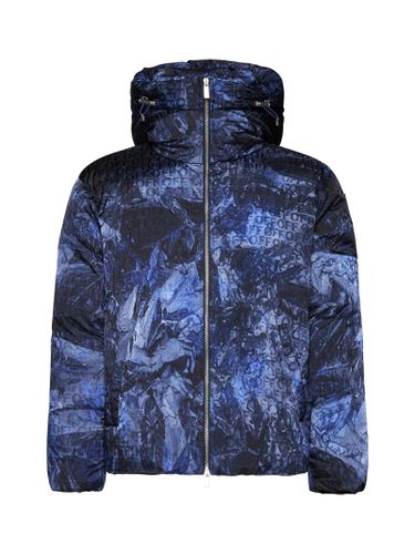 Zip-up High Neck Down Jacket - Off-White - Modalova