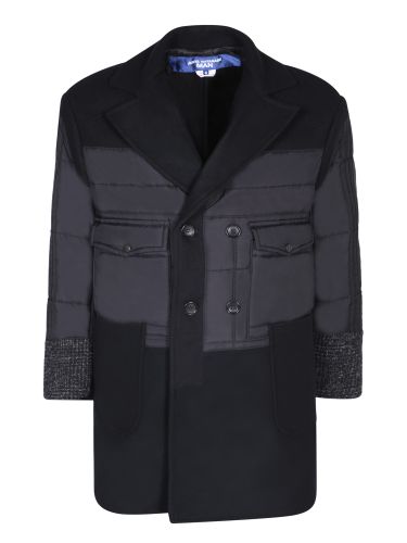 Junya Watanabe Panelled Black Coat - Junya Watanabe - Modalova