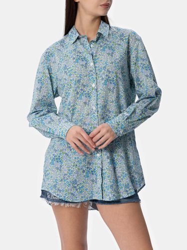 Woman Cotton Shirt Brigitte With Joanna Luise Print Made With Liberty Fabric - MC2 Saint Barth - Modalova