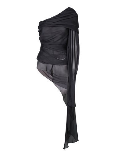 Silk Draped Asymmetric Top - Rev - Modalova