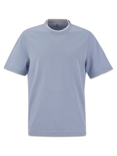 Slim Fit Crew-neck T-shirt In Lightweight Cotton Jersey - Brunello Cucinelli - Modalova