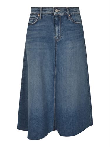 Mother The Circle Midi Frayed Skirt - Mother - Modalova