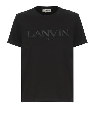 Lanvin Cotton Logoed T-shirt - Lanvin - Modalova