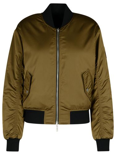 Jet Green Polyester Bomber Jacket - Moose Knuckles - Modalova