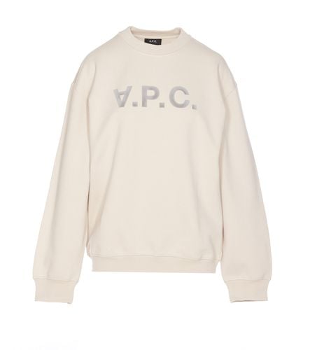 A. P.C. Logo Oversize Sweatshirt - A.P.C. - Modalova