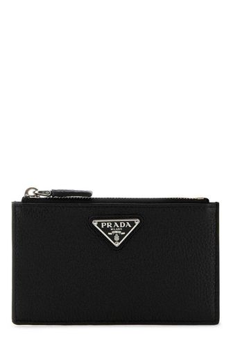 Prada Logo Plaque Zipped Wallet - Prada - Modalova