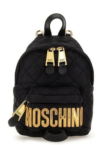 Moschino Quilted Nylon Backpack - Moschino - Modalova