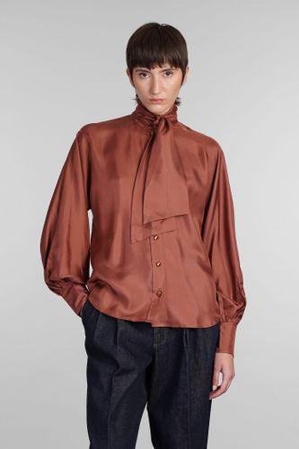 Zimmermann Blouse In Brown Silk - Zimmermann - Modalova