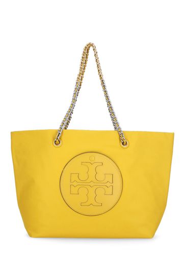 Ella Logo Patch Chain Tote Bag - Tory Burch - Modalova
