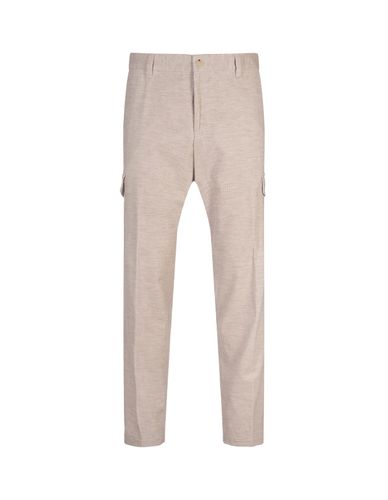 Sand Corduroy Cargo Trousers - Hugo Boss - Modalova