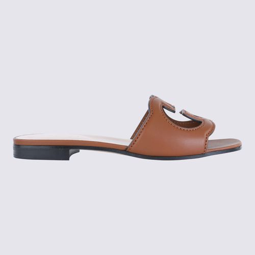 Gucci Brown Flats - Gucci - Modalova