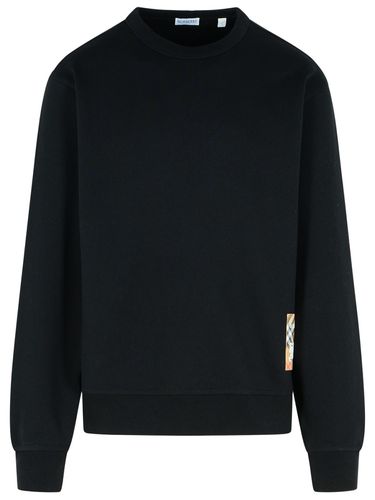 Burberry Black Cotton Sweatshirt - Burberry - Modalova