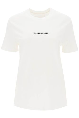 Jil Sander Logo Cotton T-shirt - Jil Sander - Modalova