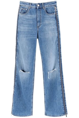 Straight Leg Jeans With Zippers - Stella McCartney - Modalova