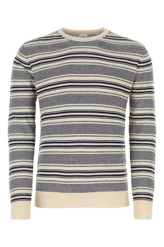 Embroidered Linen Blend Sweater - Aspesi - Modalova