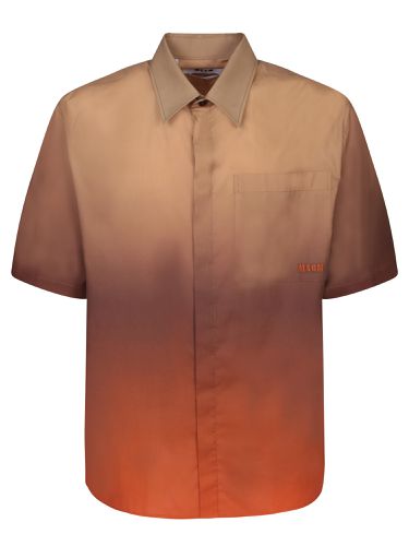 MSGM Dregradã¨ Beige/orange Shirt - MSGM - Modalova