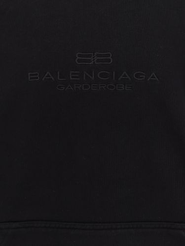 Oversize Hooded Sweatshirt - Balenciaga - Modalova