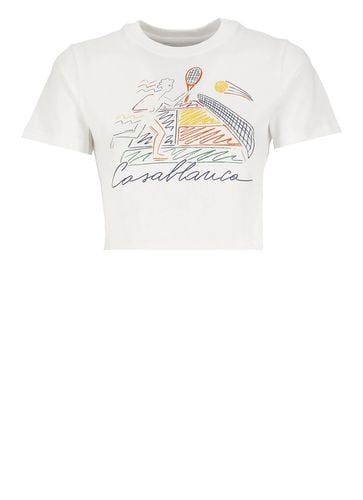 Casablanca Logoed T-shirt - Casablanca - Modalova