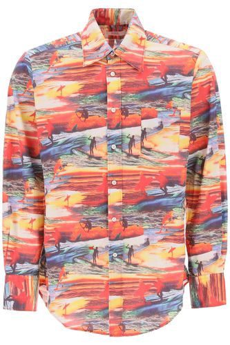 ERL Printed Cotton Shirt - ERL - Modalova