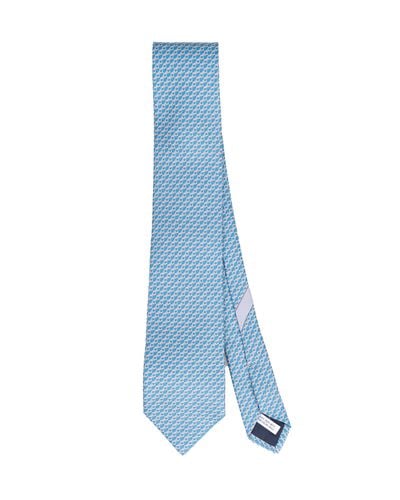 Salvatore Ferragamo Ties Blue - Ferragamo - Modalova