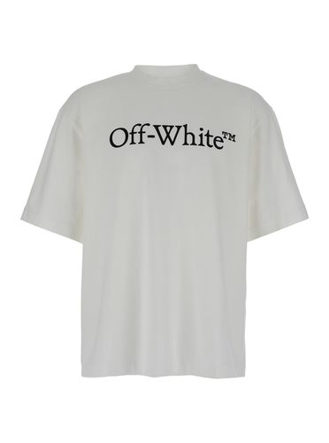 Off- Big Bookish Skate S/s Tee - Off-White - Modalova