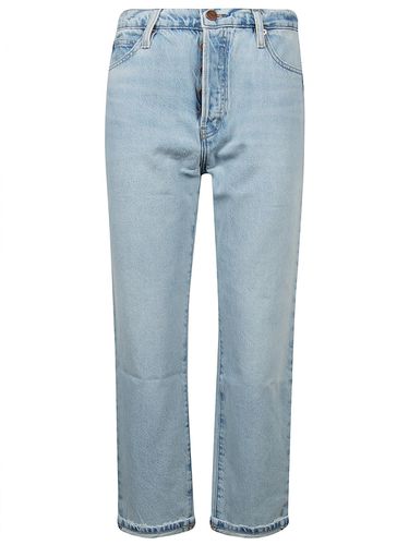 Button Detailed Straight Leg Jeans - Frame - Modalova