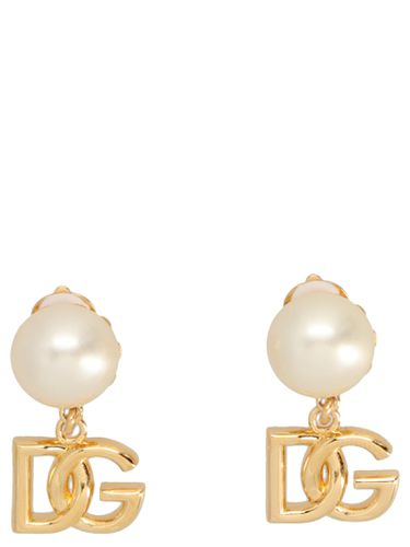 Dg Newton Dangle Earrings - Dolce & Gabbana - Modalova