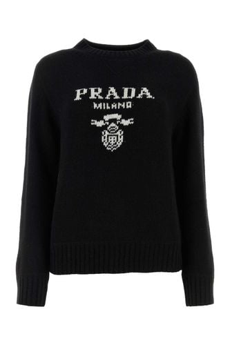 Prada Black Wool Blend Sweater - Prada - Modalova