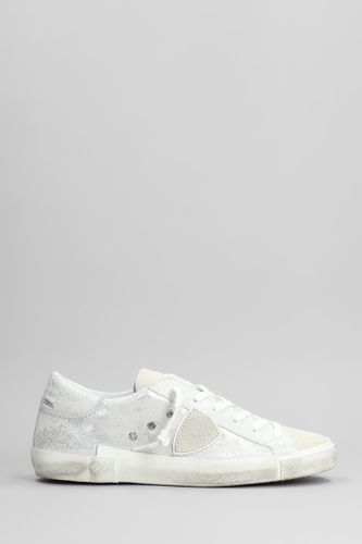 Prsx Low Sneakers In Suede And Leather - Philippe Model - Modalova