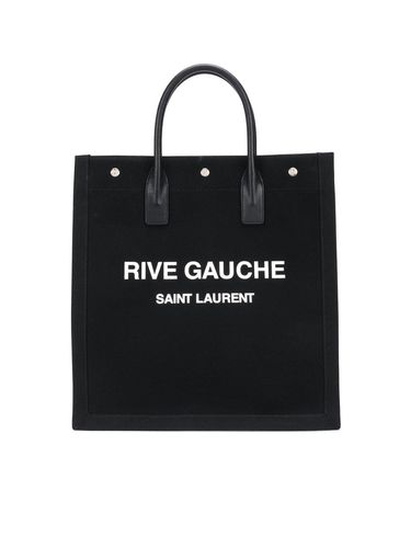 Black Canvas Rive Gauche Shopping Bag - Saint Laurent - Modalova