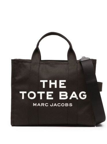 The Tote Tote Bag With Contrasting Logo Print In Cotton Woman - Marc Jacobs - Modalova