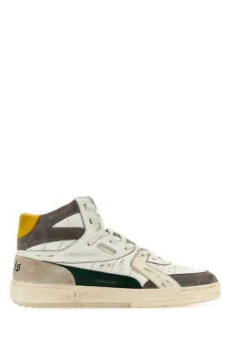 Multicolor Leather Palm University Sneakers - Palm Angels - Modalova