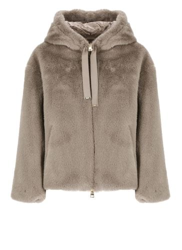 Herno Faux Fur Bomber Jacket - Herno - Modalova