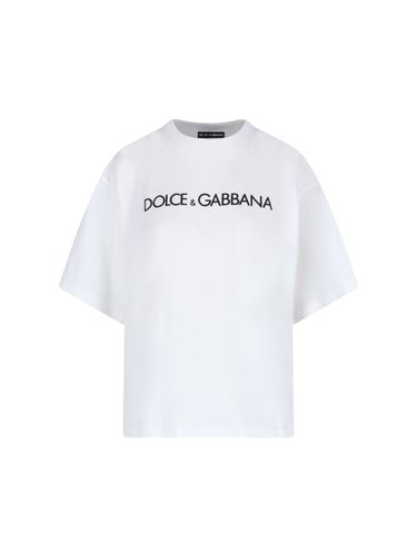 Dolce & Gabbana T-shirt With Logo - Dolce & Gabbana - Modalova
