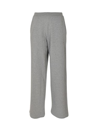 Elastic Waist Plain Track Pants - Amazuìn - Modalova