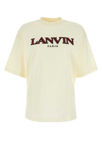 Lanvin Cream Cotton T-shirt - Lanvin - Modalova