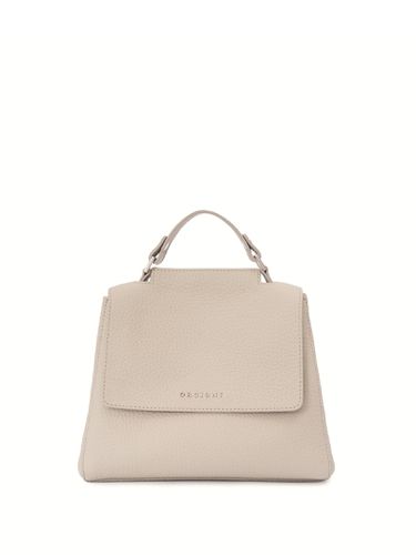 Sveva S Clay Leather Bag With Shoulder Strap - Orciani - Modalova