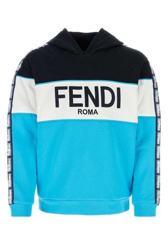 Fendi Multicolor Cotton Sweatshirt - Fendi - Modalova