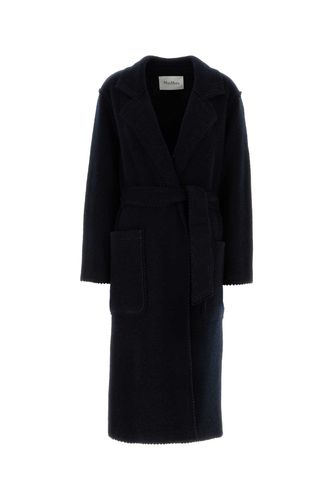 Dark Wool Blend Jene Coat - Max Mara - Modalova