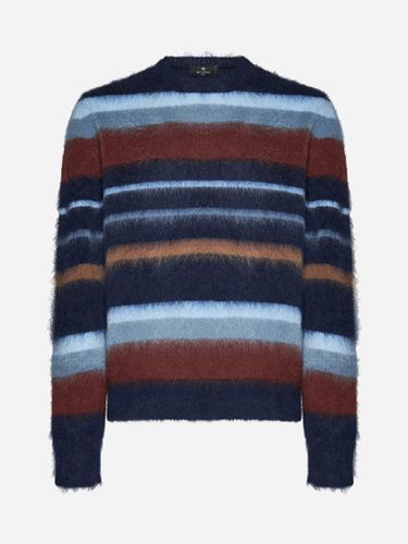 Striped Mohair-blend Sweater Etro - Etro - Modalova