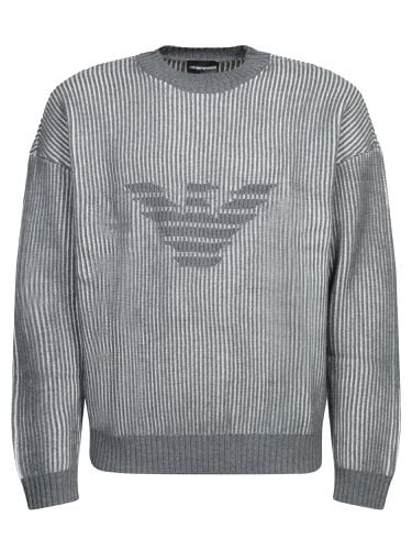 Ribbed Logo Sweater - Emporio Armani - Modalova