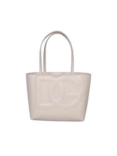 Dg Logo Small Ivory Bag - Dolce & Gabbana - Modalova