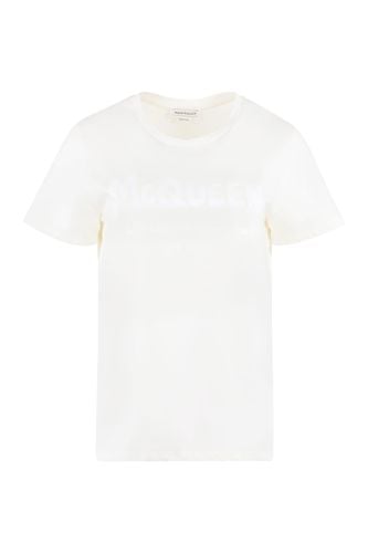 Calicò Mcqueen Graffiti T-shirt - Alexander McQueen - Modalova