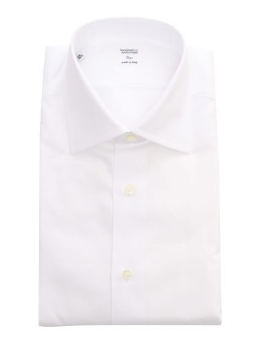 Cotton Slim Fit Shirt - Mazzarelli - Modalova