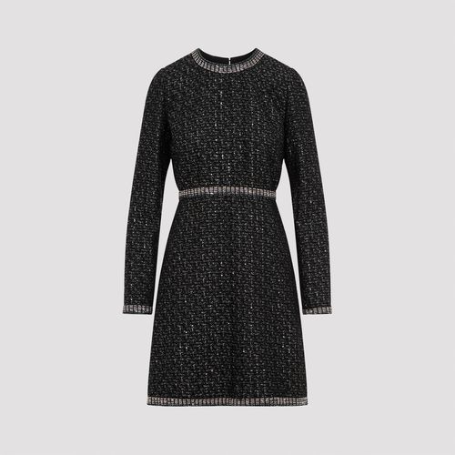 Bouclé Micro Sequins Mini Dress - Giambattista Valli - Modalova