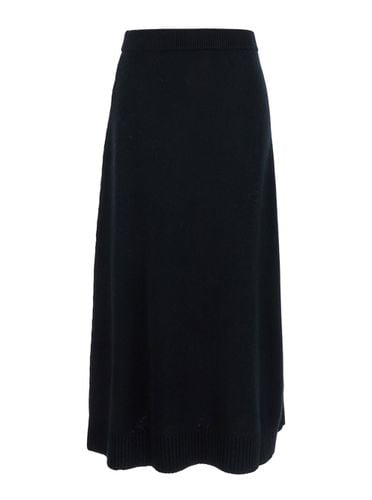 Flared Long Skirt In Wool And Cashmere Woman - Allude - Modalova