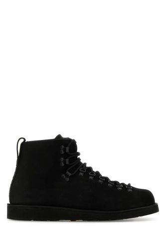 Black Leather S0204 Nabuk Sneakers - Stone Island - Modalova