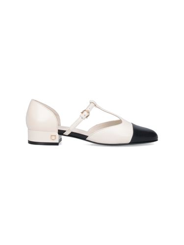 Ferragamo t-strap Ballet Flats - Ferragamo - Modalova