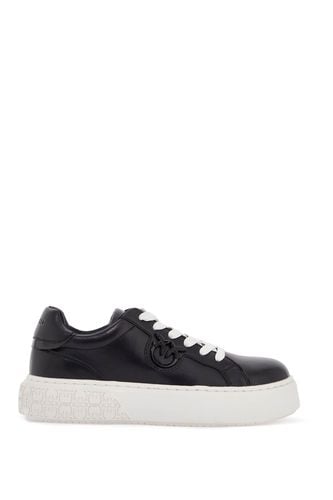 Monogram Detail Platform Sneakers With - Pinko - Modalova